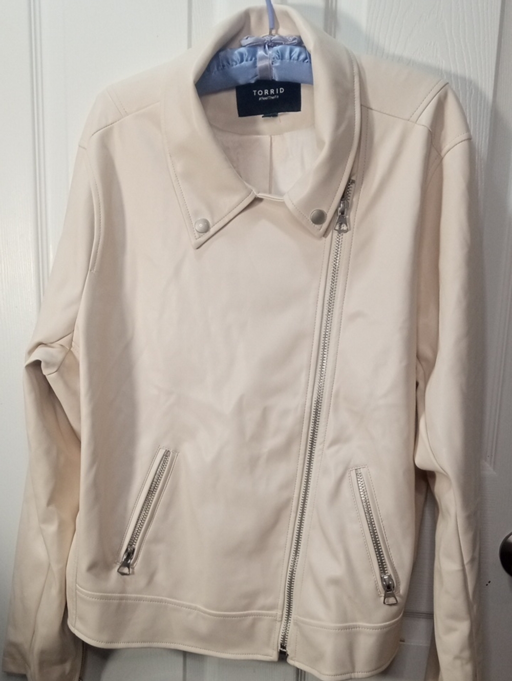 TORRID FAUX LEATHER MOTO JACKET